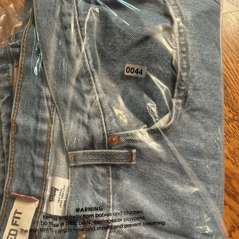 Levi's 550 Jeans, Relaxed‎ Fit, Men's Size 42X34 ( 38X32), Blue Denim